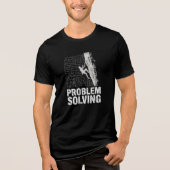 Canyoning Problem Solving – おもしろアウトドア トライブレンドTシャツ (正面)