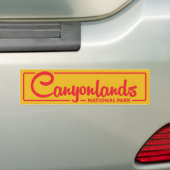 Canyonlandsの国立公園 バンパーステッカー (車上)