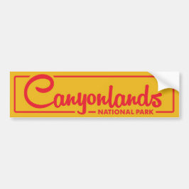 Canyonlandsの国立公園 バンパーステッカー