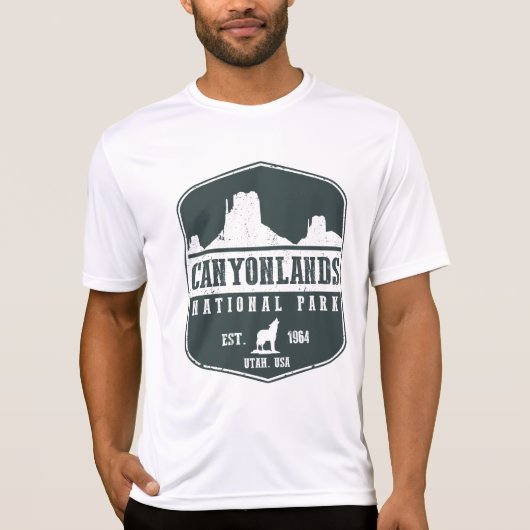 Canyonlandsの国立公園 Tシャツ (正面)