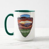 Canyonlands National Park Mesa Arch Arrowhead マグカップ (左)