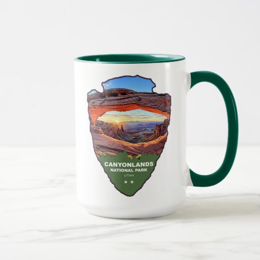 Canyonlands National Park Mesa Arch Arrowhead マグカップ (右)