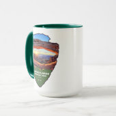 Canyonlands National Park Mesa Arch Arrowhead マグカップ (正面左)