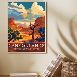 Canyonlands National Park Utah Desert Landscape ポスター