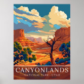 Canyonlands National Park Utah Desert Landscape ポスター (正面)
