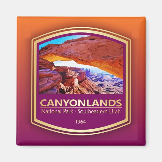Canyonlands NP (PF1) マグネット (正面)