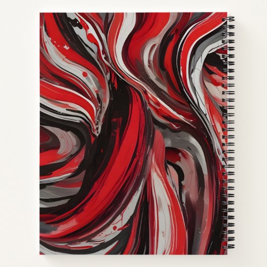 Caos en Rojo, Blanco y Negro ノートブック (裏面)