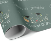 Cap and Cocktail Graduation Party ラッピングペーパー (ロールコーナー)