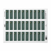 Cap and Cocktail Graduation Party ラベル (フルシート)