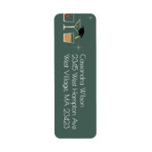 Cap and Cocktail Graduation Party ラベル (正面)