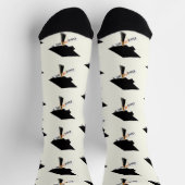 Cap and Diploma Class of 2027 Graduation ソックス (上部)