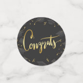 Cap & Confetti Graduation Congrats Confetti コンフェッティ (スモール正面)