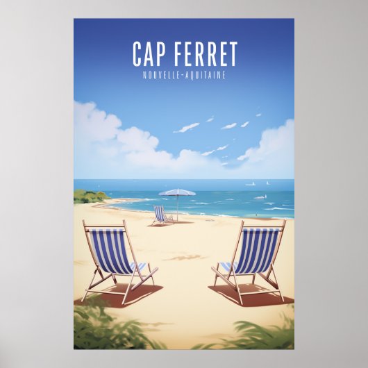 Cap Ferret - poster - Affiche ポスター (正面)