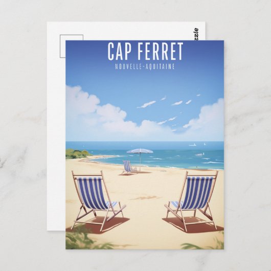 Cap Ferret - poster - Affiche ポストカード (正面/裏面)