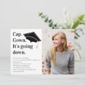 Cap Gown写真科卒業 招待状 (スタンド正面)