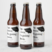 Cap Gown卒業式パーティーが行われている ビールラベル (ボトル)
