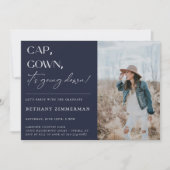 Cap Gown卒業式パーティーが行われている 招待状 (正面)