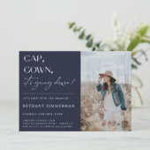 Cap Gown卒業式パーティーが行われている 招待状 (スタンド正面)