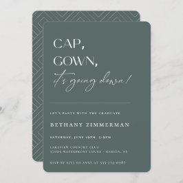 Cap Gown卒業式パーティーが行われている 招待状
