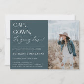 Cap Gown卒業式パーティーが行われている 招待状 (正面)