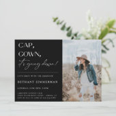 Cap Gown卒業式パーティーが行われている 招待状 (スタンド正面)