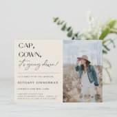 Cap Gown卒業式パーティーが行われている 招待状 (スタンド正面)