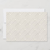 Cap Gown卒業式パーティーが行われている 招待状 (裏面)