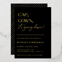 Cap Gown卒業式パーティーが行われている