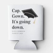 Cap Gown卒業式パーティーが行われている 缶クーラー (裏面)