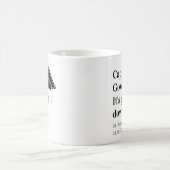 Cap Gown卒業生の贈り物を減らす コーヒーマグカップ (中央)