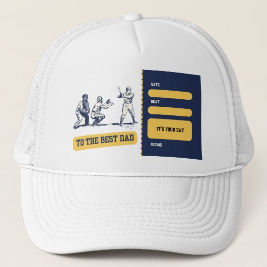 cap happy day father´s キャップ (正面)