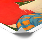 Cap Martin Roquebruneフランスヴィンテージ旅行 ポスター (角)