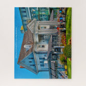 Cap May New Jersey.クリスマスの挨拶ジグソーパズ ジグソーパズル (縦)