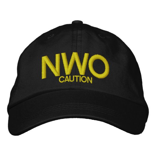 CAP-nwo 刺繍入りキャップ (正面)