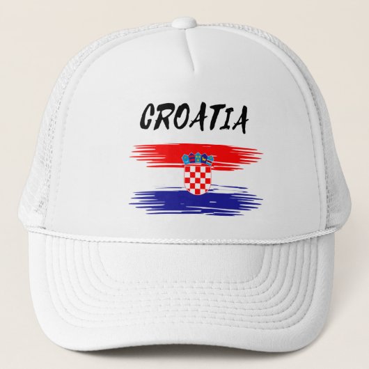 Cap with Croatian Motifs – Perfect for Family and キャップ (正面)