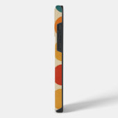 Capa celular bolinhas coloridas sobre  design  iPhoneケース (左側面)