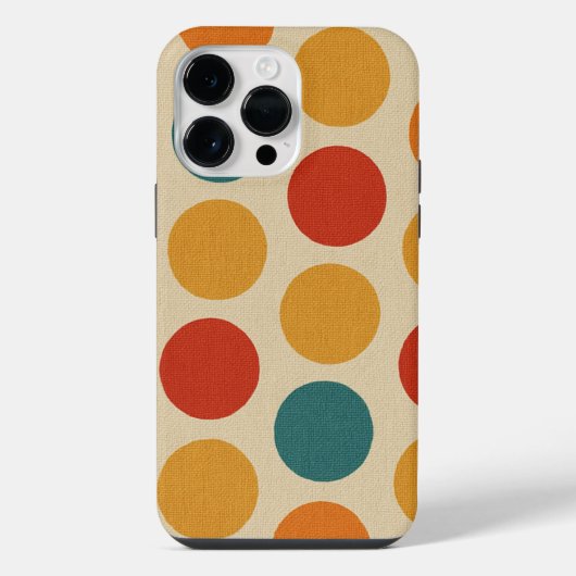 Capa celular bolinhas coloridas sobre  design  iPhoneケース (裏面)