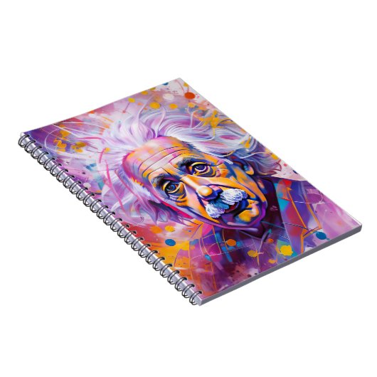 capa de caderno Einstein neon ノートブック (右側)