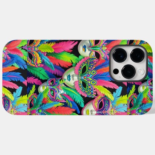 Capa de carnaval máscara  Case-Mate iPhoneケース (裏面 (横))