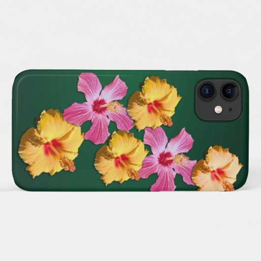Capa de celular flores de Hibisco Case-Mate iPhoneケース (裏面(横))