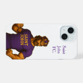 Capa De Iphone 15 Saint John FC. 15ケース (裏面横)