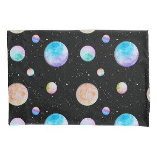 Capa de Travesseiro Linha Galáxia de Tinta 枕カバー