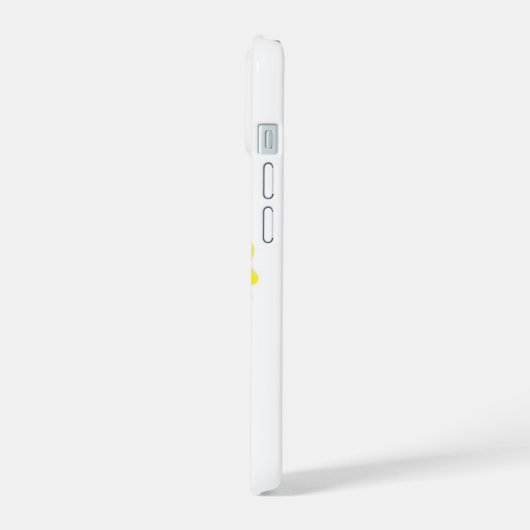 Capa iPhone Branca Stylesh Personalizada iPhone 15ケース (左側面)