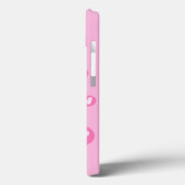 Capa IPhone Padrão de Corações Rosa Case-Mate iPhoneケース (裏面 / 左)