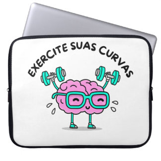 Capa Laptop 15 polegadas Exercite Suas Curvas ラップトップスリーブ