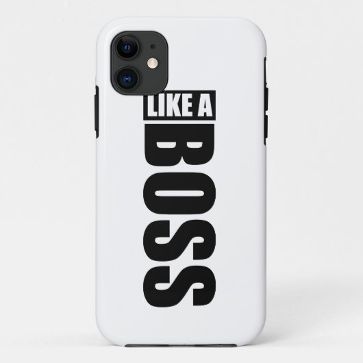 Capa "LIKE A BOSS" para IPhone 5 Case-Mate iPhoneケース (裏面)