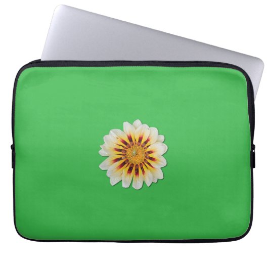 Capa Notebook com Flor e Joaninha ラップトップスリーブ (正面)