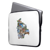 Capa paraラップトップrecuerdo de Bolivia ラップトップスリーブ (正面左)