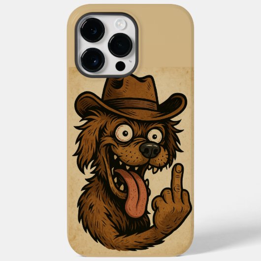 CAPA PARA CELULAR CACHORRO LOUCO Case-Mate iPhoneケース (裏面)