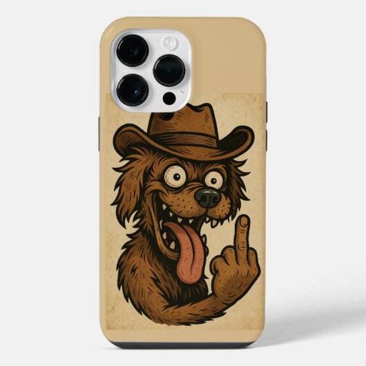 CAPA PARA CELULAR CACHORRO LOUCO iPhoneケース (裏面)